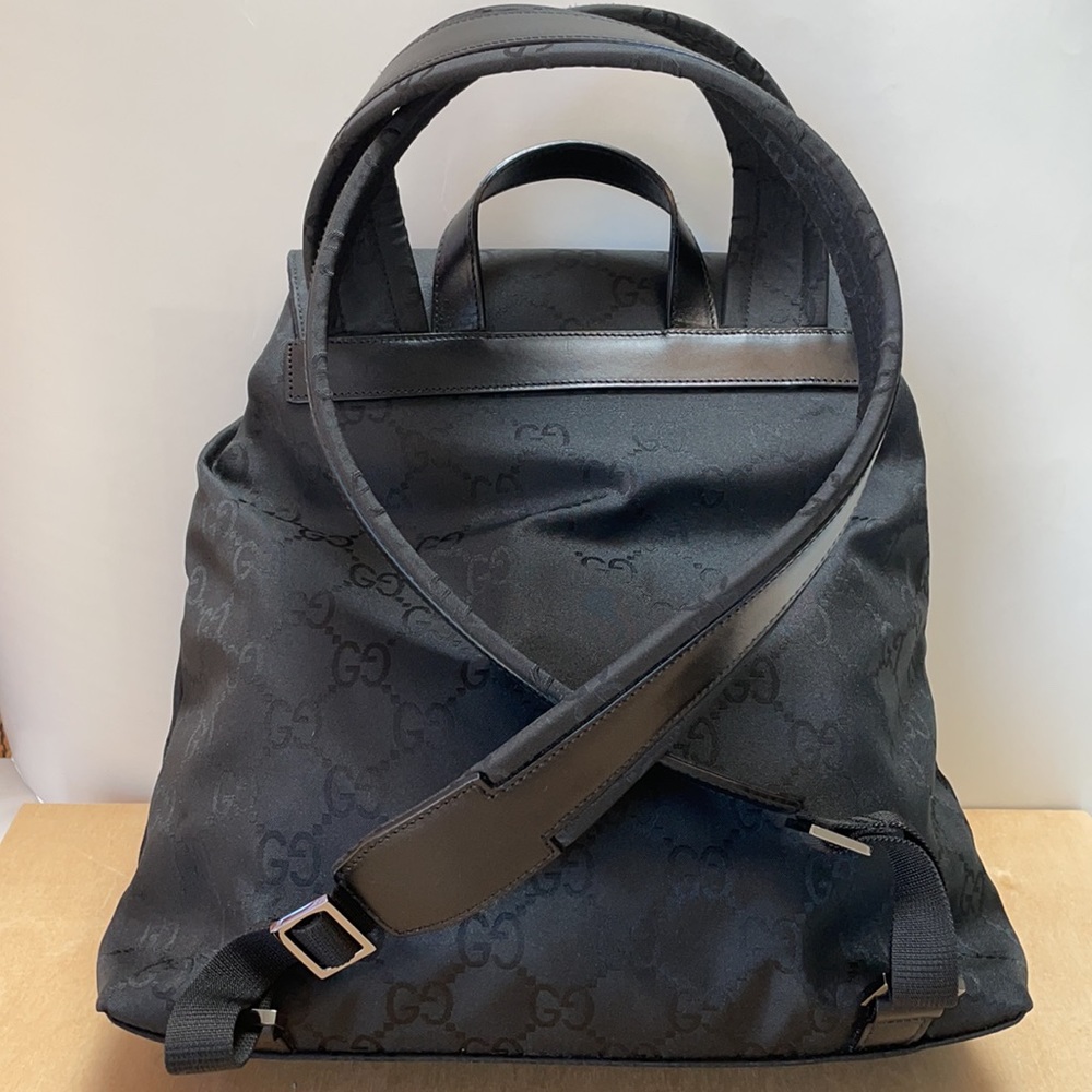 Gucci Nwot Monogram Drawstring Backpack - image 5